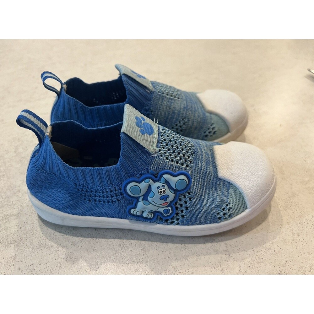 Blue’s Clues 3D Slip On Knit Casual Sneakers Boys/Toddler SIZE 10 Shoes
